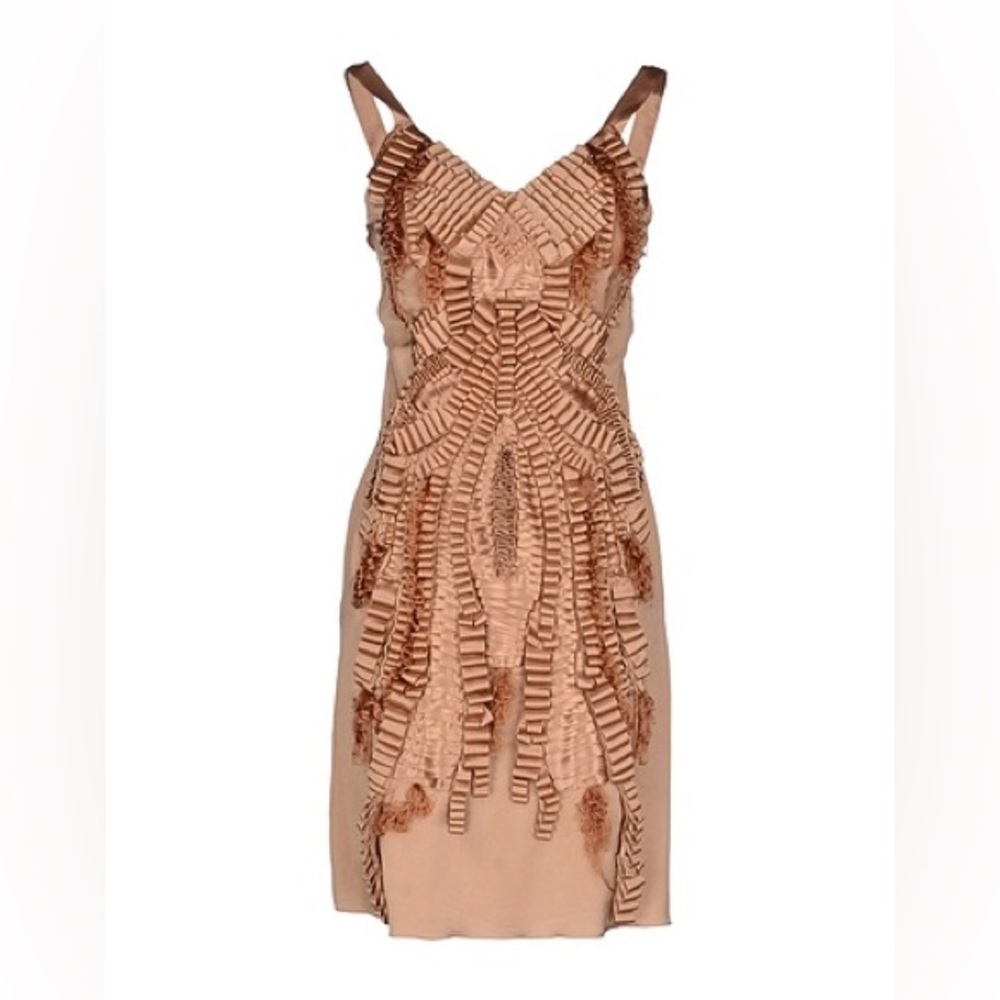 Alberta Ferretti Iconic Dress NWOT Unique Rare piece size 40 Italy - 4 USA